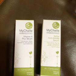 NEW! Discontinued MyChelle Anti Wrinkle & Vitamin A Serums