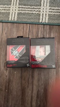 Star Wars Titanium Black Series Imperial Cargo Shuttle Star Wars Rogue One Black Series Titanium Series TIE Striker NEW