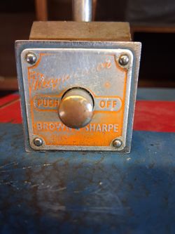 Brown And Sharpe Magnetic Base For Indicator