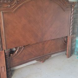 King Size Marble Top Bedroom Set Dresser, Chester  Nightstands  And Mirror