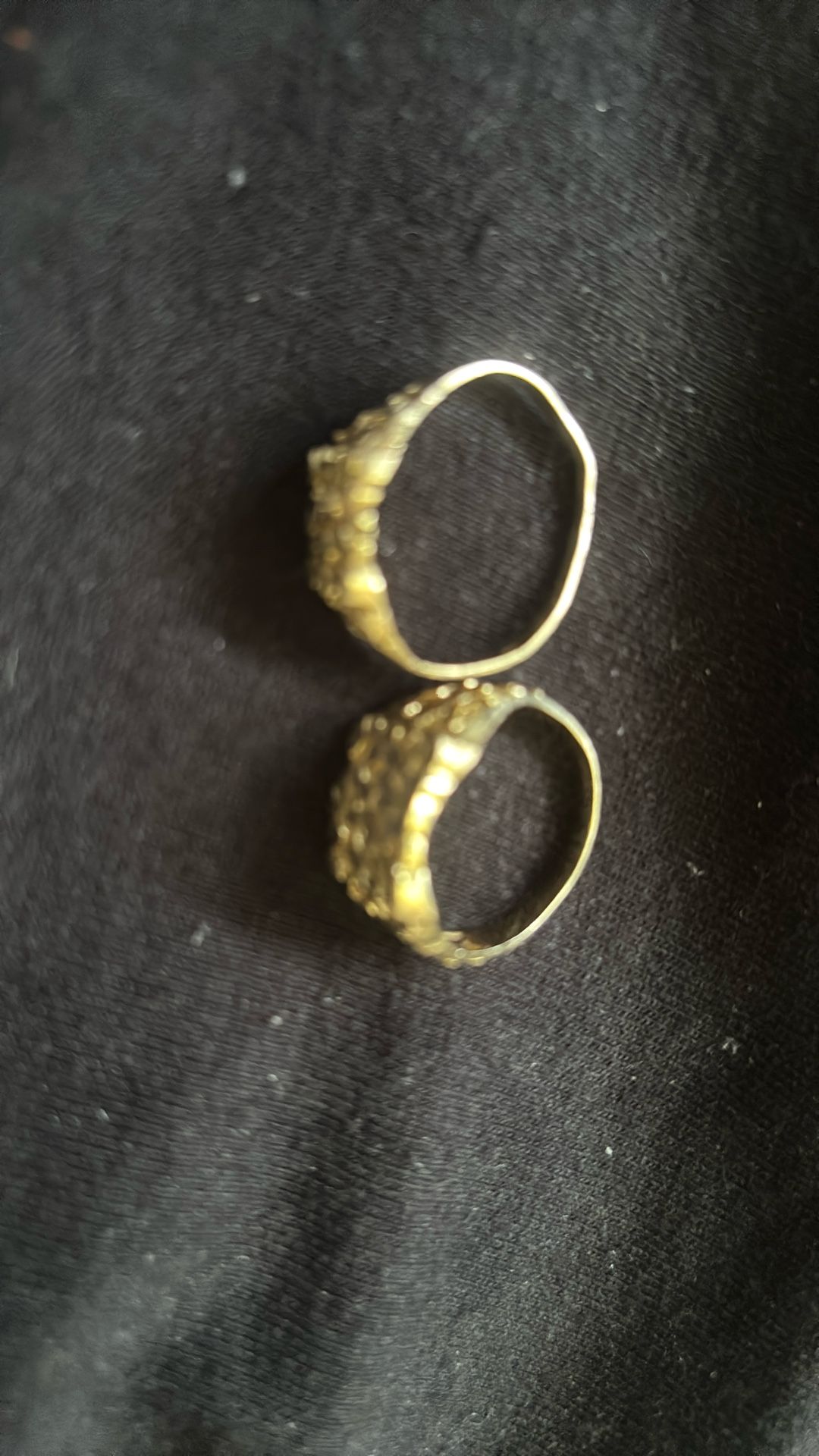 10k And 14k Nugget Rings