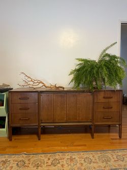 Vintage Solid Wood Credenza