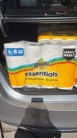Bounty Essentials Paper Towels 4 Double Rolls