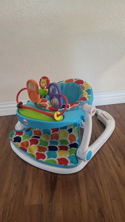Like New Fisher-Price Sit-Me-Up Floor Seat With Toy Tray ( Price Firm!)