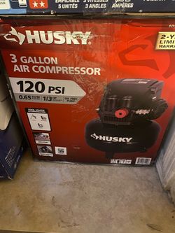 Husky 3 Gallon 120 PSI Air Compressor