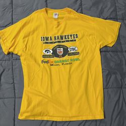 Men’s Iowa Hawkeye Fed Ex Orange Bowl T Shirt