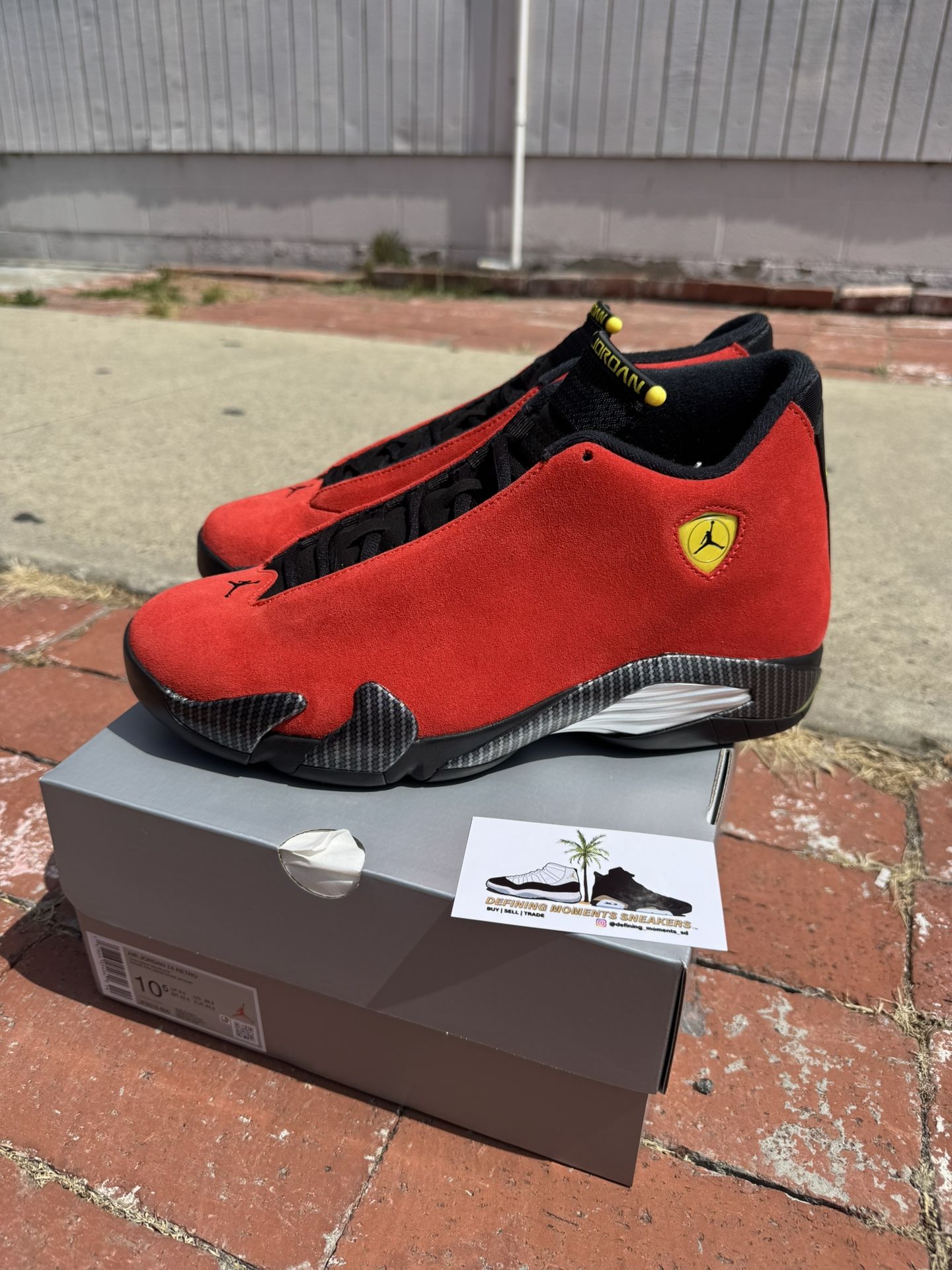 Jordan Retro 14 Ferrari 9, 9.5, 10.5, 11.5