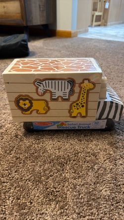 Melissa and Doug rescue truck