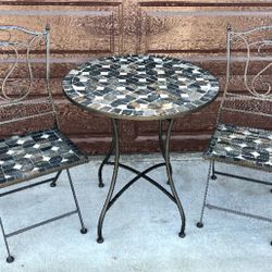 Table and Chairs Mosaic "NICE"