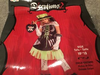 Monster Bride Halloween Costume Child’s Size 10-12