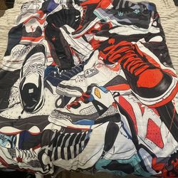 Nike Shoe Backdrop Party or Room Decoration