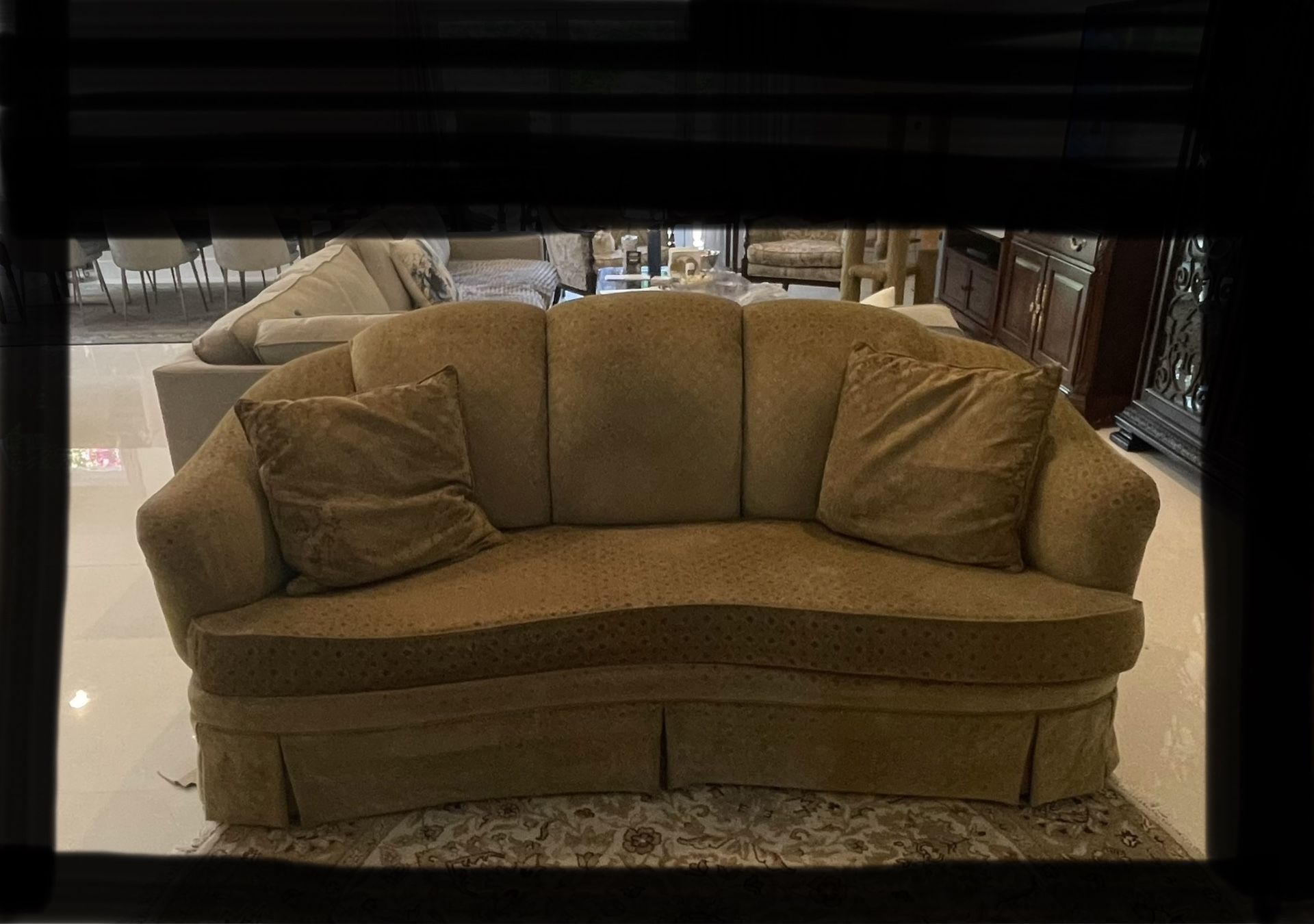 Chenille Sofa