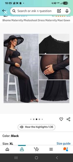 Maternity photo dress