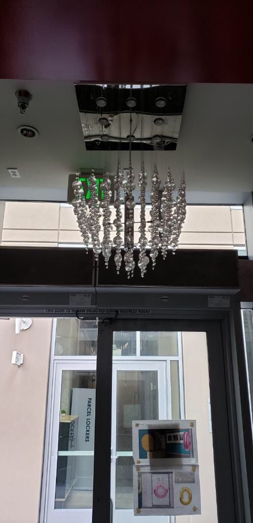 Led crystal chandelier