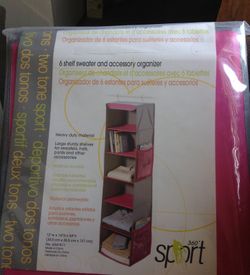 360 sport (6 shelf accessory organizer) NEW