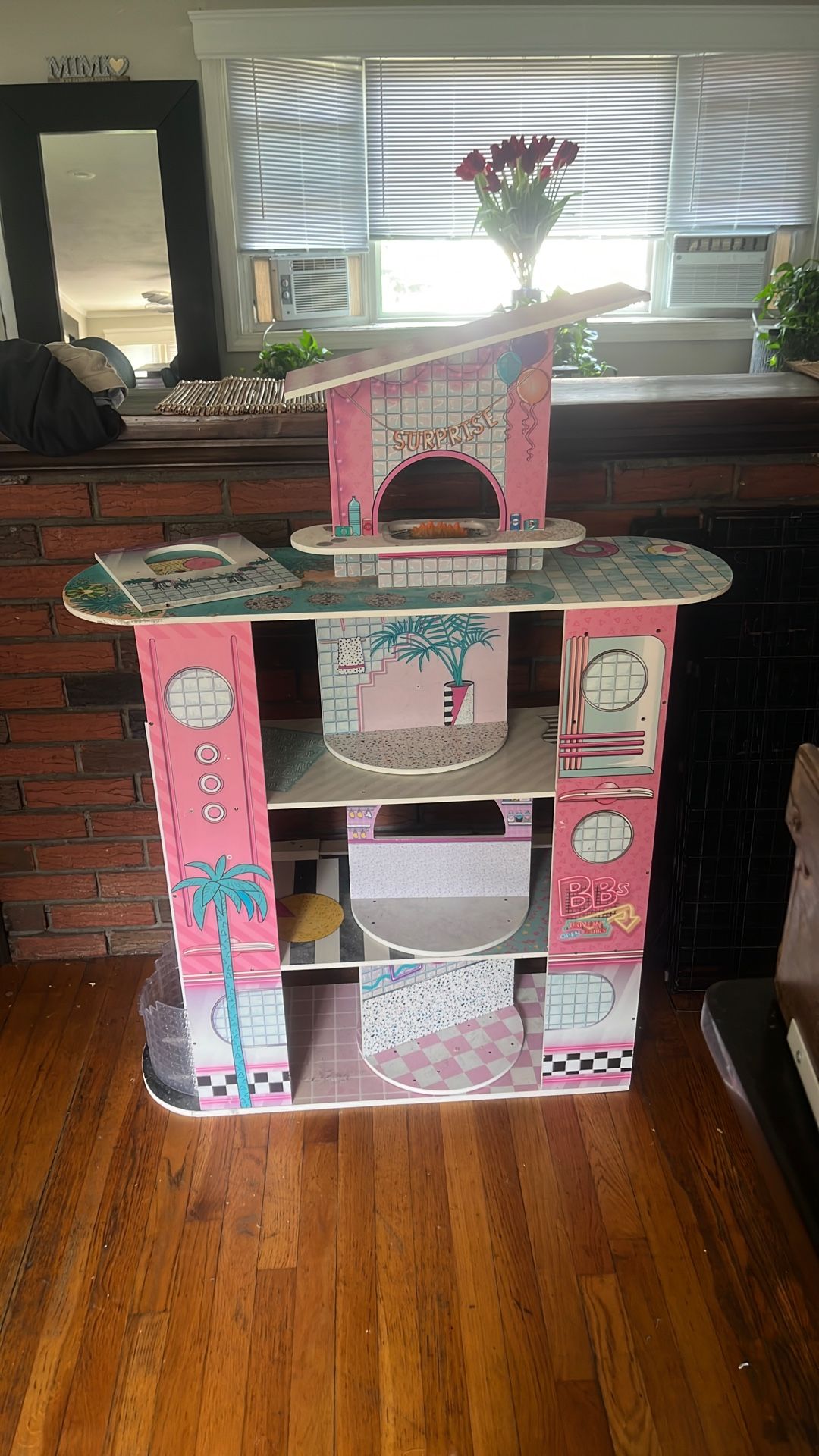 2 Wooden Barbie Doll House
