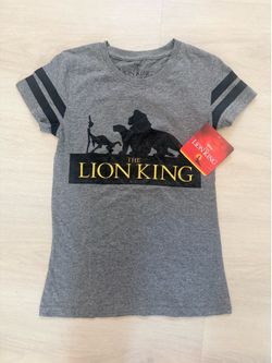 Disney Lion King Gray T-shirt NWT Women Size XS
