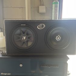(Trades/OBO) 2 SUBWOOFERS AND BOX 