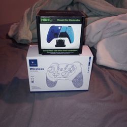 wireless controller and wall Holder 