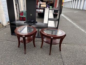 Solid Cherry Wood Side Tables – Elegant & Sturdy (Pair or Single)