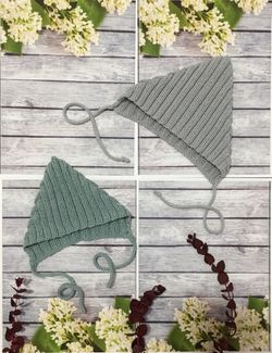 Hand knitted pixie hat