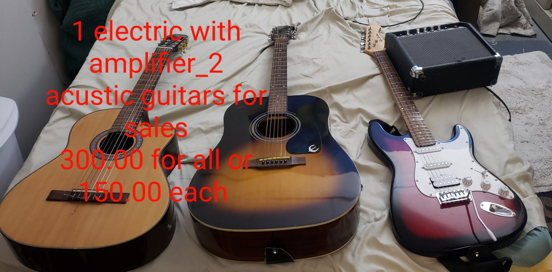 Guitars For Sale 120.00 Each OBO