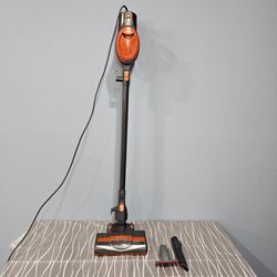 shark corded lightweight vacuum cleaner bagless rocket model orange