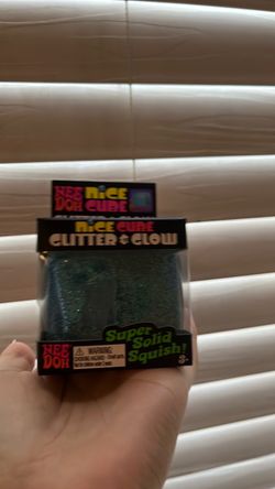 needoh ice cube glitter and glow