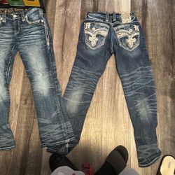 Rock Revival Jeans Left Side:$75 Right : $70