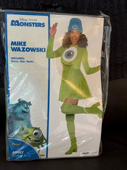 Mike Wazowski costume. Size Large