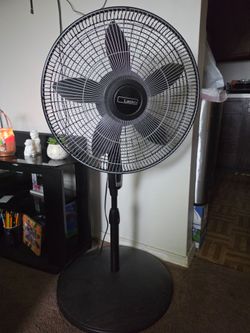 Lasko Oscillating Pedestal Fan, Adjustable Height