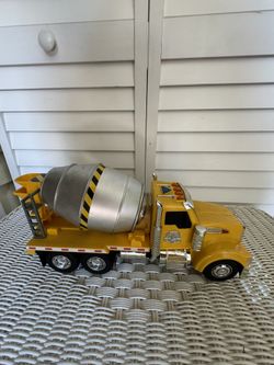Yellow Cement Truck