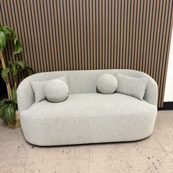Wade Logan Brinae 68" Boucle Loveseat Sofa