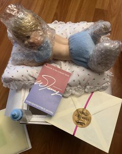 William Tung Collection porcelain doll johnathan model 91156