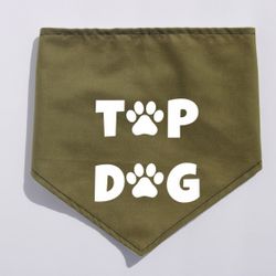 Top Dog Bandana | Cat Bandana 