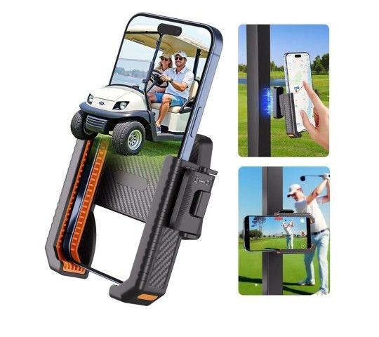 Magnetic Golf Cart Phone Holder, Powerful N52 Magnet Base