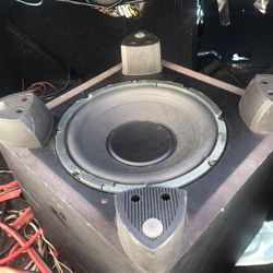 Car Subwoofer + Downfiring Klipsch Ported Box