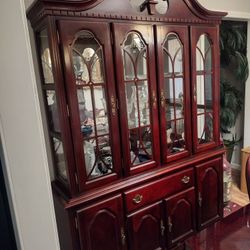 The China Cabinet And Rug Is Included