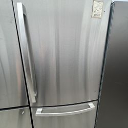 GE Bottom Freezer Refrigerator In Stainless Steel