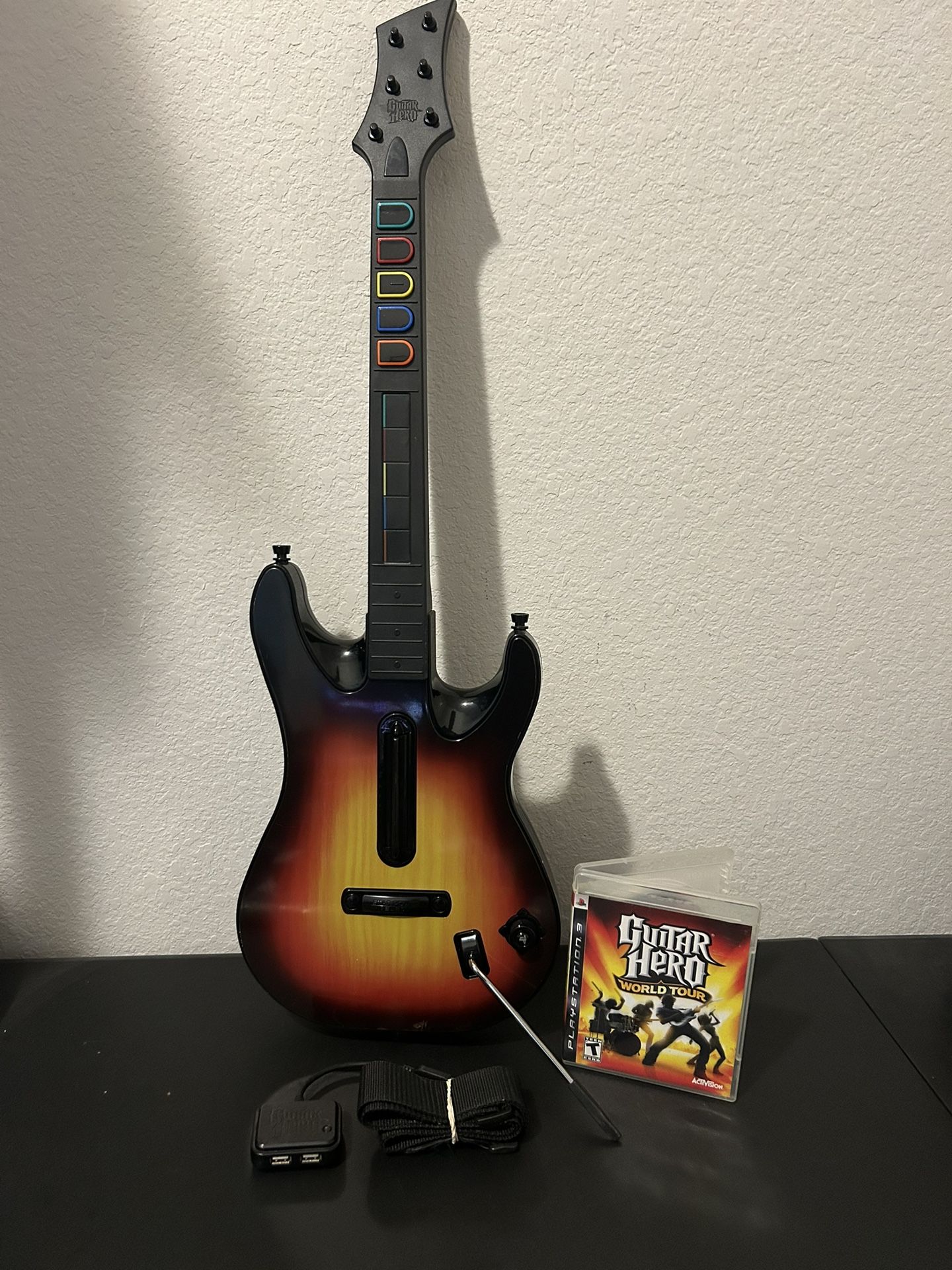 Guitar Hero World Tour Sunburst Guitar Bundle PlayStation 3 PS3