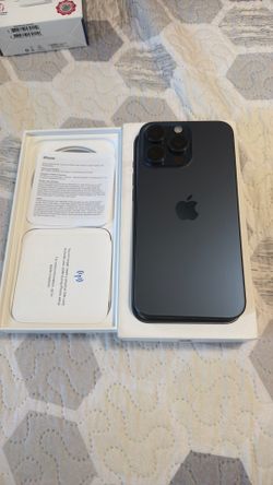 iPhone 15 pro max blue unlocked