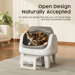 PetPivot AutoScooper 12 Lite Self-Cleaning Cat Litter Box- New