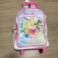 Disney princess Backpack with wheels