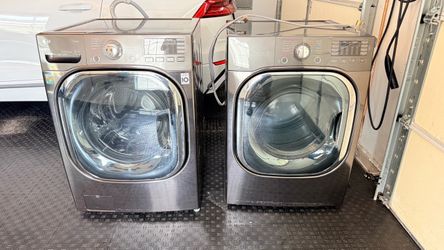 LG front load washer and dryer