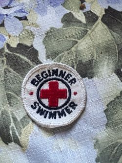 (2) Vintage Beginner Swimmer Patch