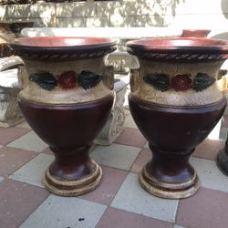 New Flower Pots Made Out Of Clay 