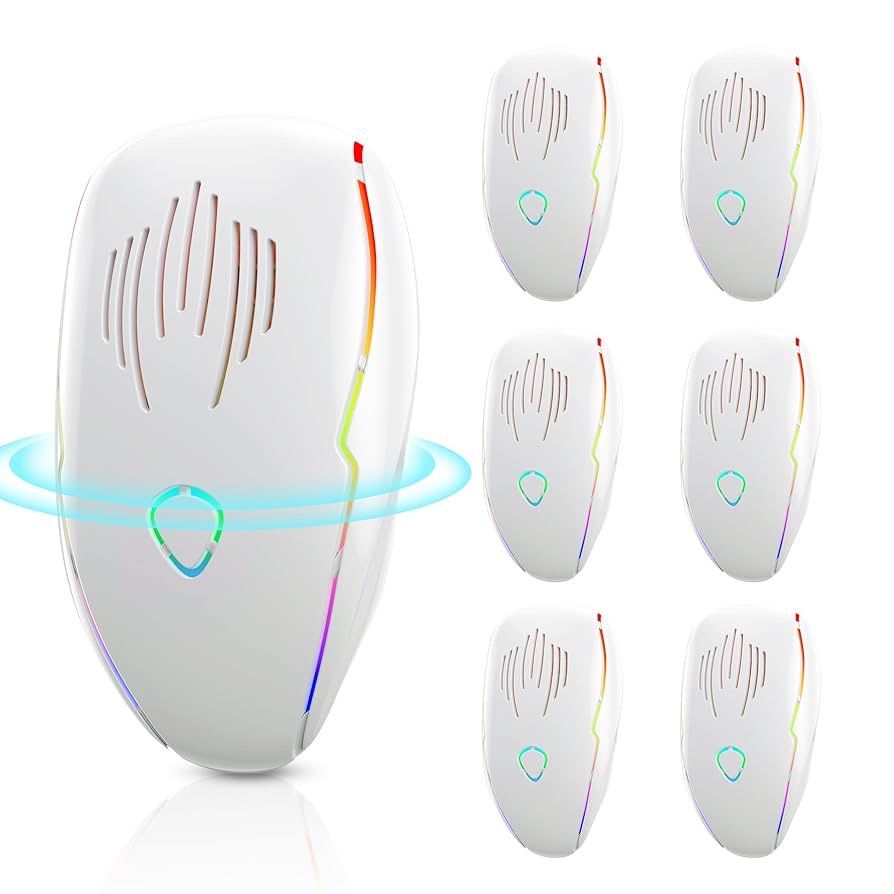 2025 Upgraded Ultrasonic Pest Repeller 6 Pack Set