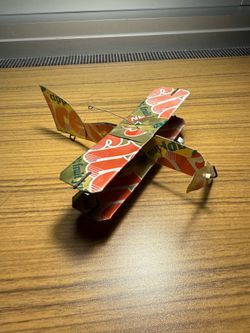 Vintage soda can airplane