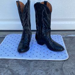  7 1/2 Black Nocona Boots, Made In USA 