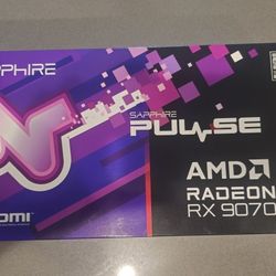 AMD Sapphire Pulse 9070 Graphics Card.